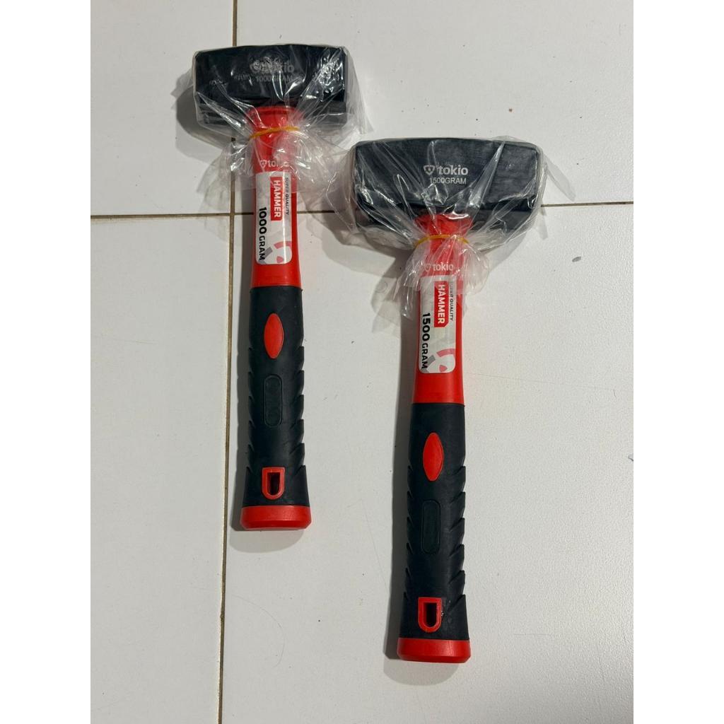 TOKOKIO HAMMER 1.5KG 1500 GRAM / 1KG 1000GRAM FIBER HANDLE