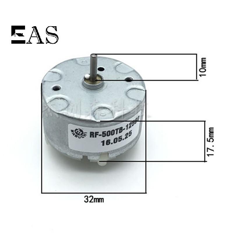 [EA] 1 ชิ้น Mabuchi RF500TB-12560 มอเตอร์ DC 1.5V 6V 12V 4600RPM 32 มม.DC มอเตอร์เครื่อง TH