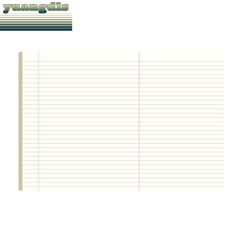 YUANG กระดาษร่าง 50 แผ่น นักเรียนเขียนสมุด A3 แบบฉีกได้ หนา A3 Mind Planer Legal Pad สํานักงานโรงเรี