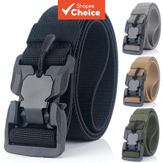 มัลติฟังก์ชั่นบุรุษเข็มขัดยางยืดผ้าใบไนลอนสายรัดยางยืดด่วนที…
