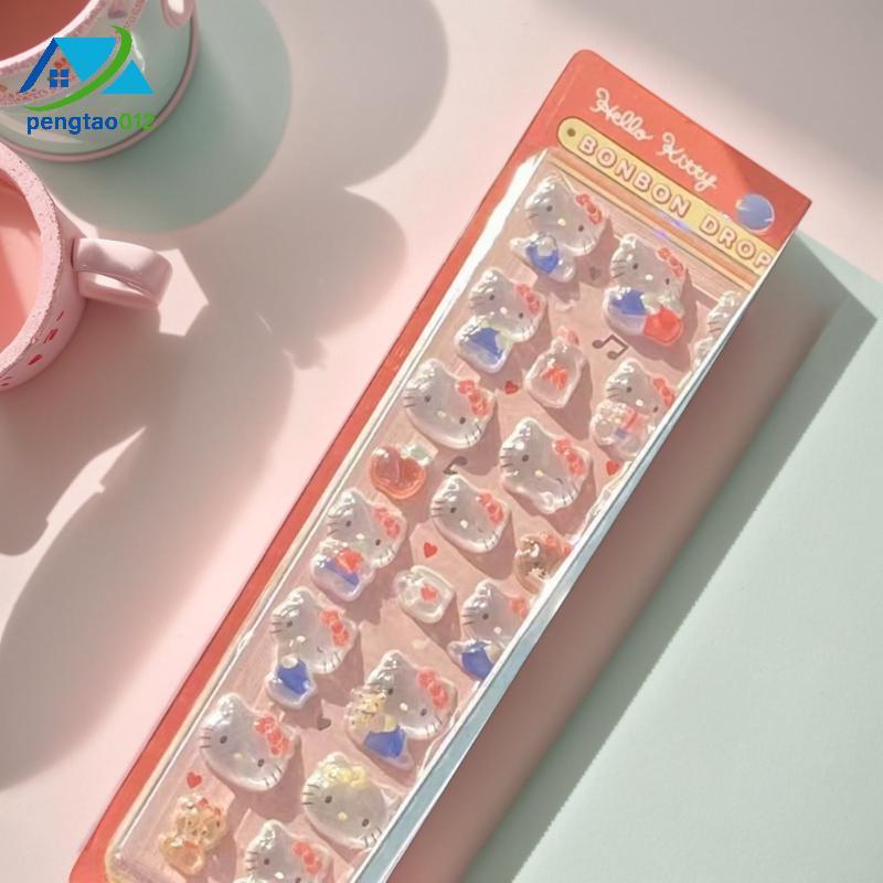 Pengatao12 Snoopy Chii Kawa Usagi Bonbon Drop Seal Stier 3D บรรเทาเล็บ Stiers Diy Phonecase Stier Je