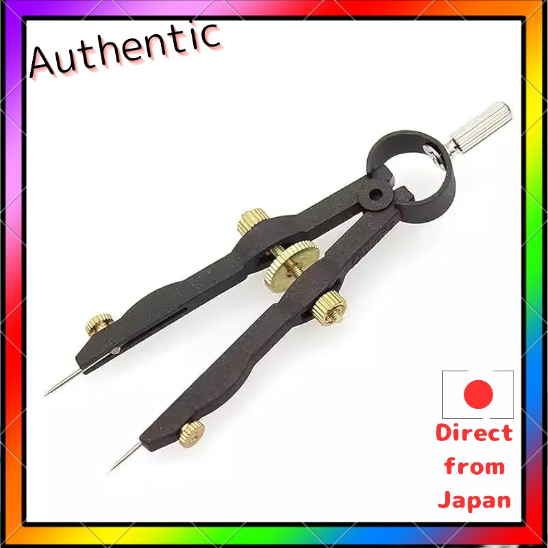 3.5 Inch Adjustable Leather Compass Lock, Leather Craft Tool, Professional Geometry Compass, Compass