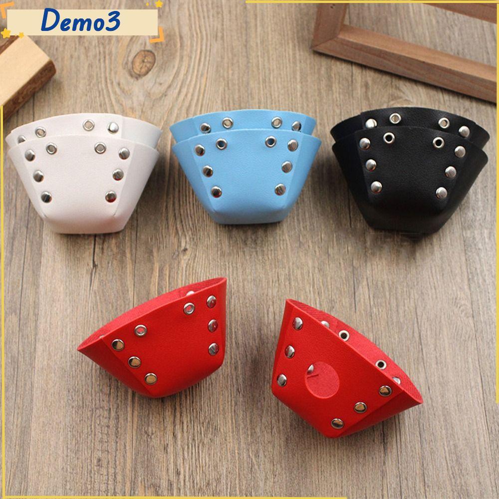 [DEMO3] Roller Skate Toe Caps, 5 สี PU หนัง Roller Skating Cap, 105*50 มม. Skate Toe Guards Roller S