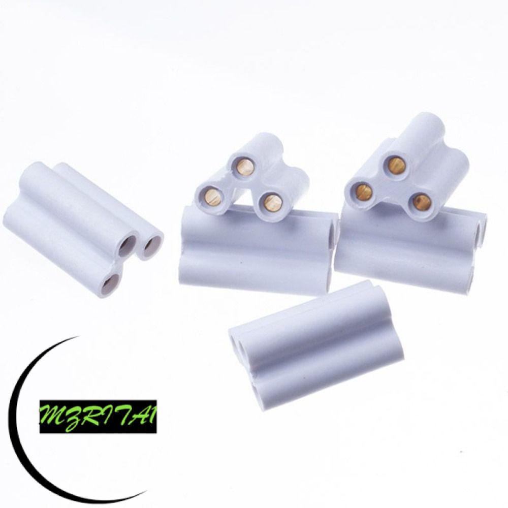 MARITA1 100/50/30/20/10 ชิ้น 3 หลุม Hard Joint Connector,ไม่มีรอยต่อ 20.5 มม.T5 T8 Bracket Light Con