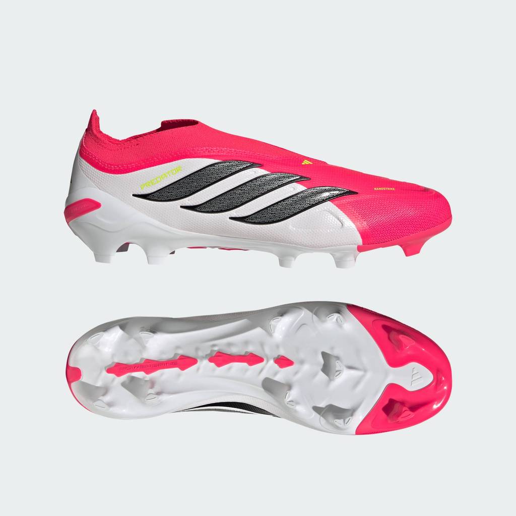 adidas Football PREDATOR LEAGUE Laceless Firm Ground Football Boots Unisex Red JS2997