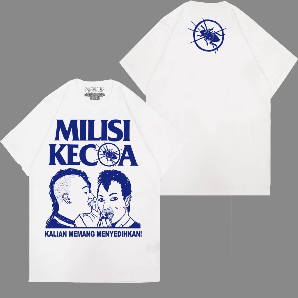 เสื้อยืด BlueแมลงสาบMilitionการพิมพ์หน้าจอ/MK Punkเสื้อยืด/เพลงPunkเสื้อยืด/distro Punk Bandสําหรับผ