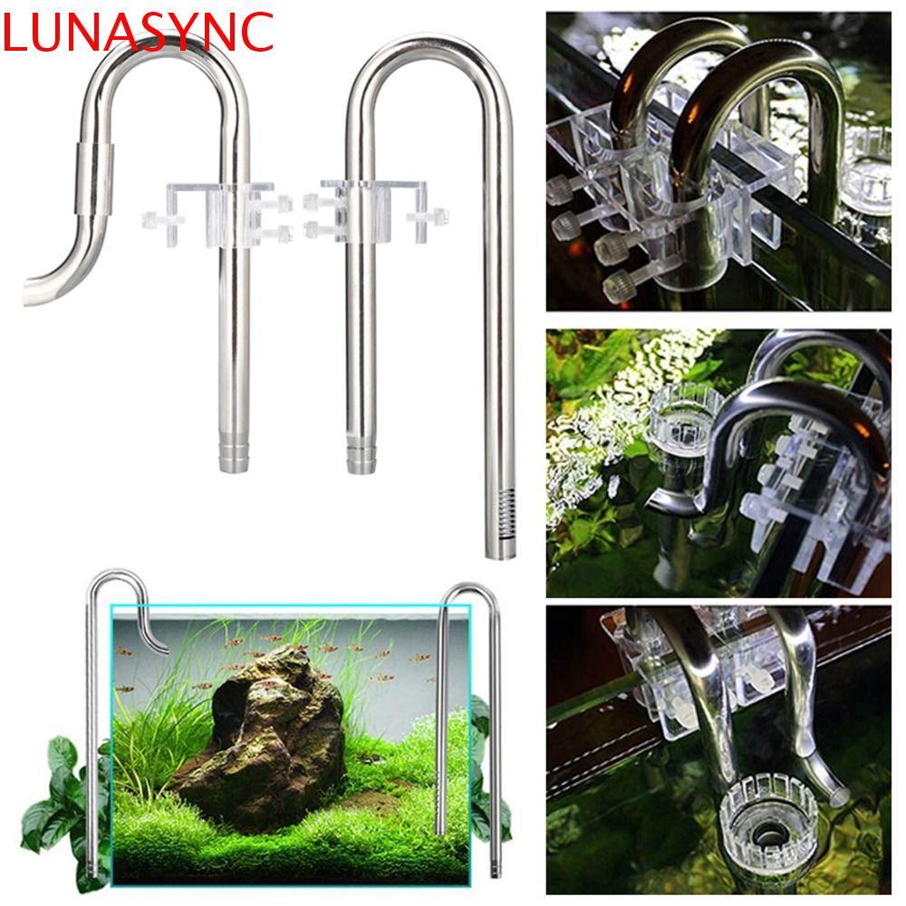 LUNASYNC Inflow Outflow Pipe, Non-rust 12/16mm ลบน้ํามันหลอดฟิล์ม,ขยาย 360 องศาหมุนที่ถอดออกได้สแตนเ