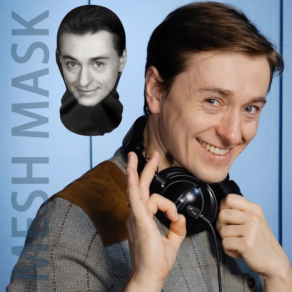 Face Mask ตาข่าย Celebrity Balaclava หมวกหมวกสนุกแปลก Face Mask คอสเพลย์ Prop เครื่องแต่งกาย K3J8