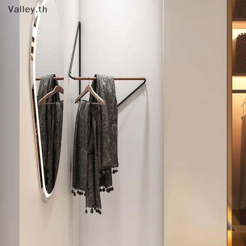 [Valley] ไม้แขวนเสื้อเข้ามุม Wrought Iron Wood Coat Ra Creative Modern Minimalist ตู้เสื้อผ้า Mueble