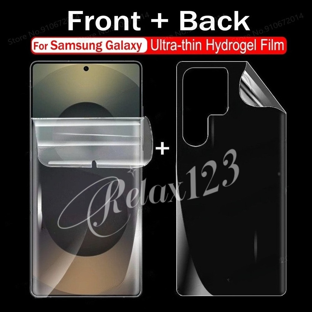 SAMSUNG สําหรับSamsung S26 S26 + S26 Ultra 5Gด้านหน้าด้านหลังHydrogelฟิล์มสําหรับSamsung Galaxy S26 
