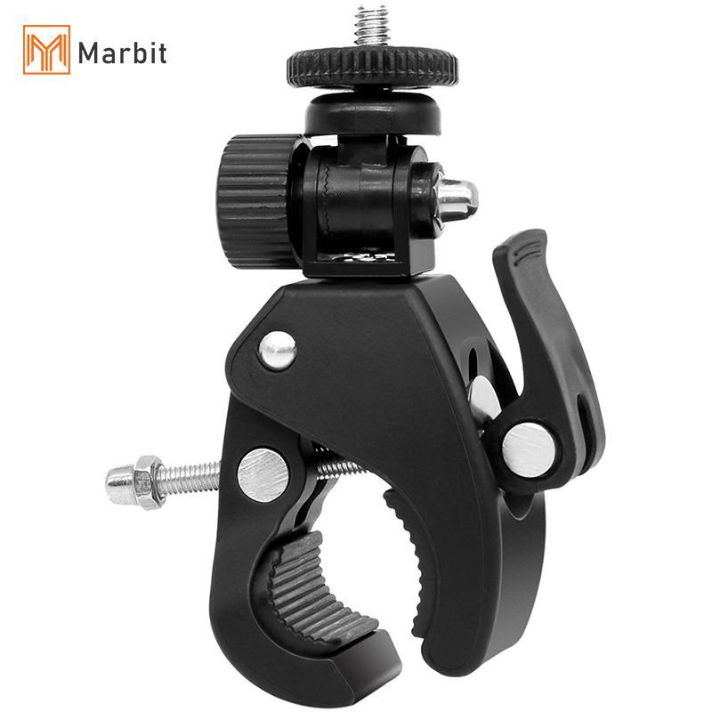 Marbit Qui Release สกรู Clamp Braet จักรยาน Handlebar Mount 1/4 ขาตั้งกล้องสําหรับกล้อง DV null