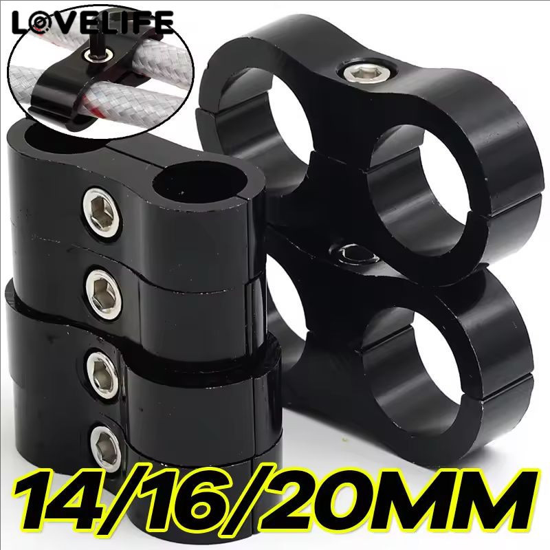 [อัตโนมัติ&3ค]1/2/3ชิ้น-ที่หนีบท่อรถยนต์ความแน่นสูง, ตัวยึดท่อน้ํามันอลูมิเนียมอัลลอยด์พร้อมสลักเกลียวหัวหกเหลี่ยม,การติดตั้งสกรูฟิลลิปส์ง่าย,กันสนิมและทนต่อการกัดกร่อน