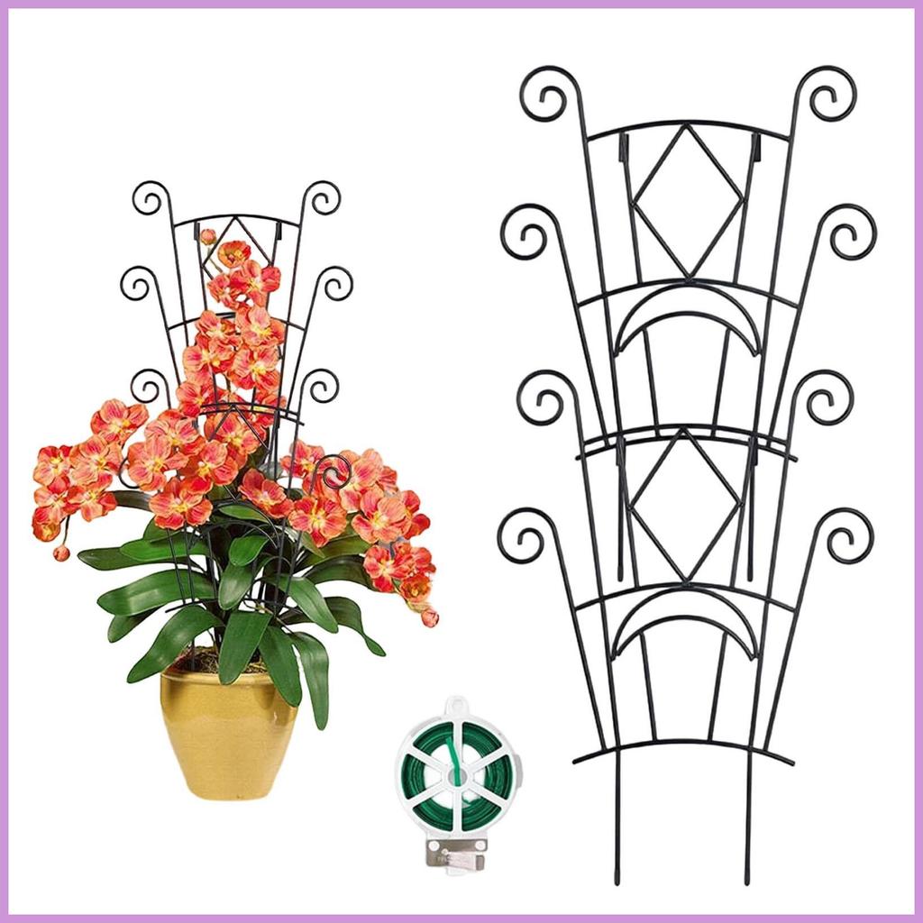 สวน Trellis โลหะสวนปีนเขาพืชสนับสนุน Pothos Stakes สําหรับในร่มกลางแจ้งระเบียง Vines Pothos Monstera