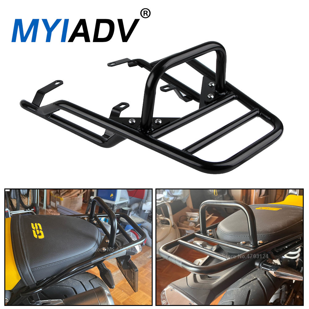 BG แร็คท้ายรถมอเตอร์ไซค์สำหรับ BMW R NINE T R9T 9T NINET R9T 2014-2025 รุ่น Racer Pure Urban พร้อมที