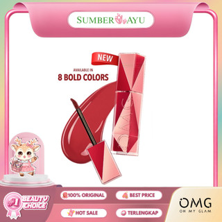 SUMBER AYU | NEW! OMG OH MY GLAM Colorlast Lip Vinyl 2.5 g - Transferproof Gloss - Longlasting Stain- Intense Color - Plumpy & Comfortable On Lips