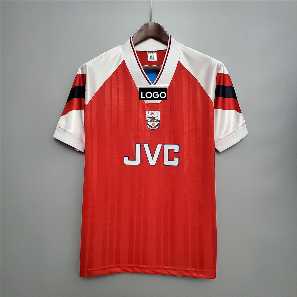 Arsenal 92-94 Home Away Retro Soccer Jersey Football WRIGHT Shirts- Terry66