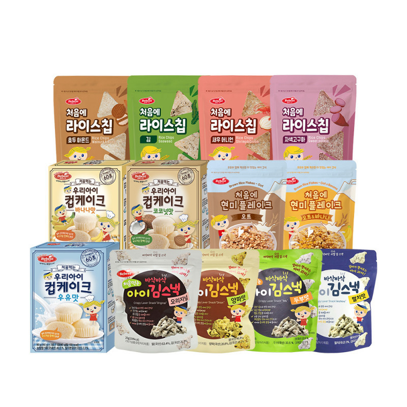 [STEP3 / 10-12 months] Bebest Baby Snack Collection