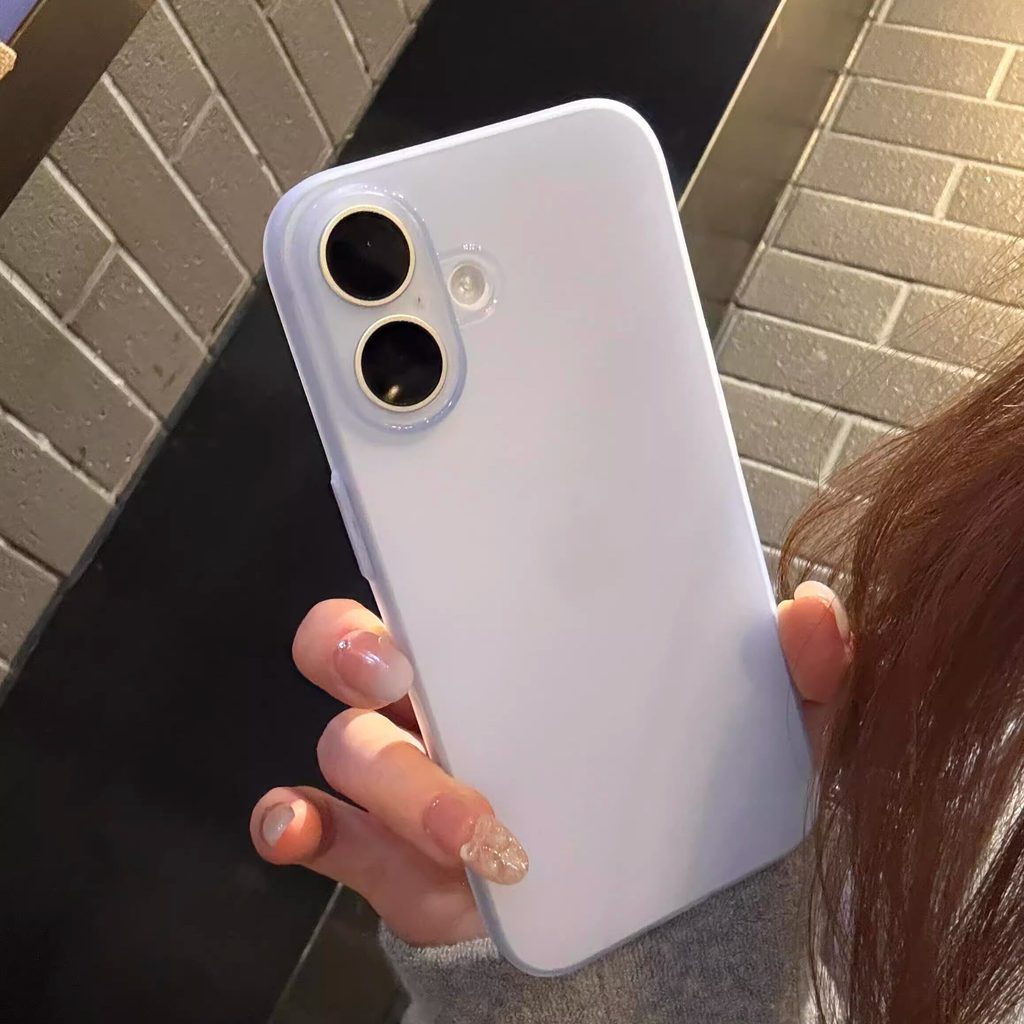 [ปุ่มกล้องออลอินวันรวมทุกอย่าง] Benming Blue Ultra-Thin Like Paper Silicone Soft Case เหมาะสําหรับเค