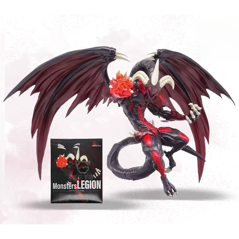 Authentic Yu-Gi-Oh! KONAMI Monsters LEGION Crimson Dragon Figure