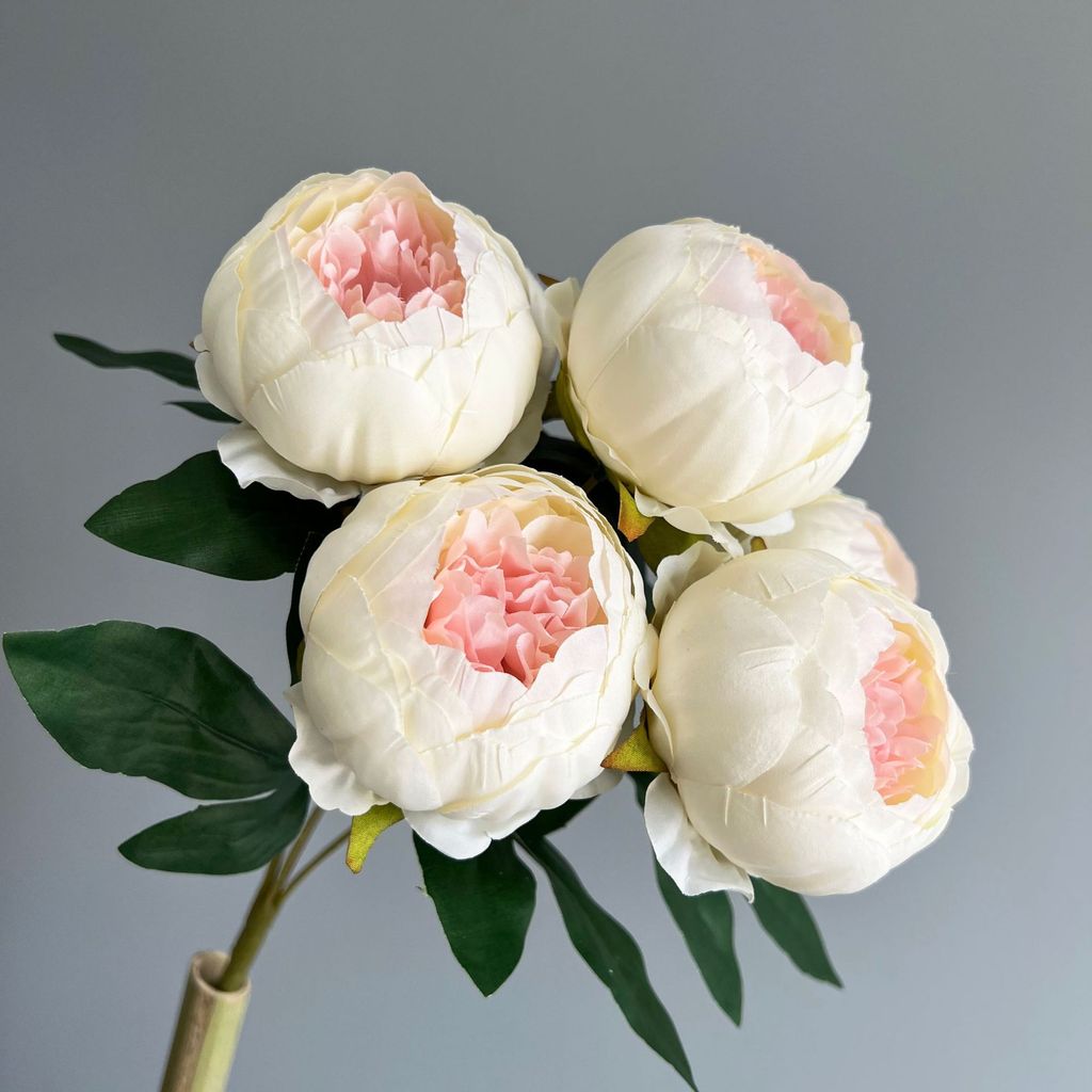 7 Core-spun Peony จําลองช่องานแต่งงานดอกไม้วัสดุ Peony Peony งานแต่งงาน Hall ดอกไม้จําลองดอกไม้ปลอม