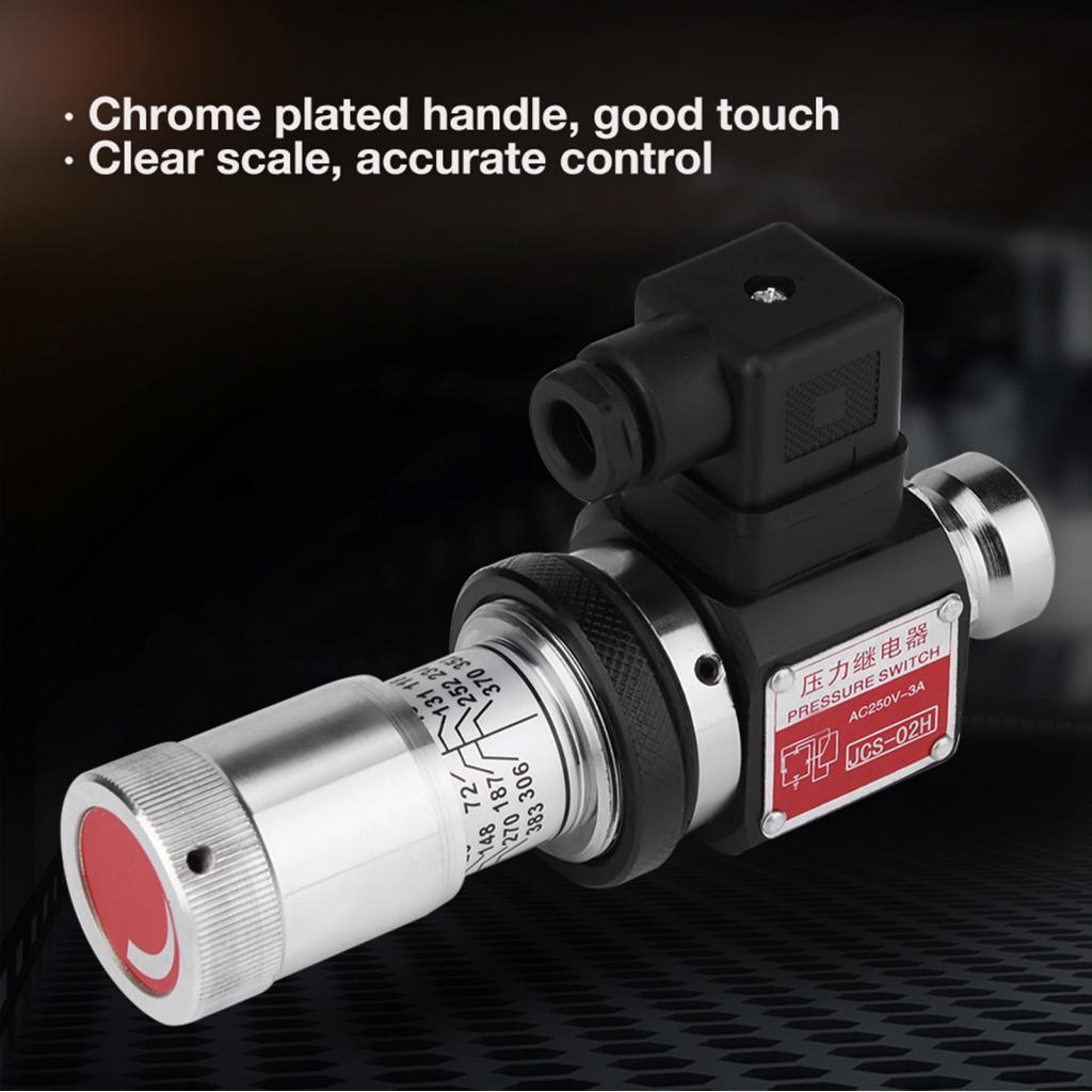 viptool-TH Jiaocha JCS?02H PT1/4 สวิตช์ความดันไฮดรอลิกรีเลย์ 5?35Mpa 60?350kgcm2
