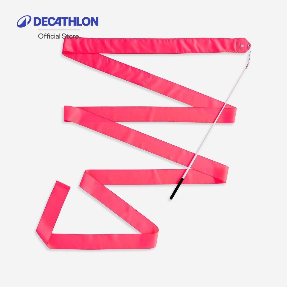 Decathlon Rhythmic Gymnastics (Rg) Ribbon 4M ริบบิ้นยิมนาสติกลีลาความยาว 4 เมตร - Pink