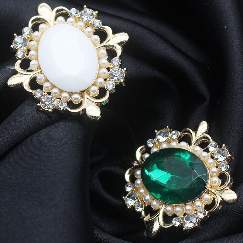 MACTEAM 29*32 มม.ประณีต Rhinestone Bule Bowknot อุปกรณ์เสริมผมวัสดุอุปกรณ์เสริมงานแต่งงานเชิญตกแต่ง TH