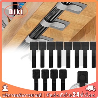 ที่รัดสายไฟตีนตุ๊กแก 9ซม.50pcs จัดสายไฟโต๊ะคอมได้สบาย มีกาวใ…