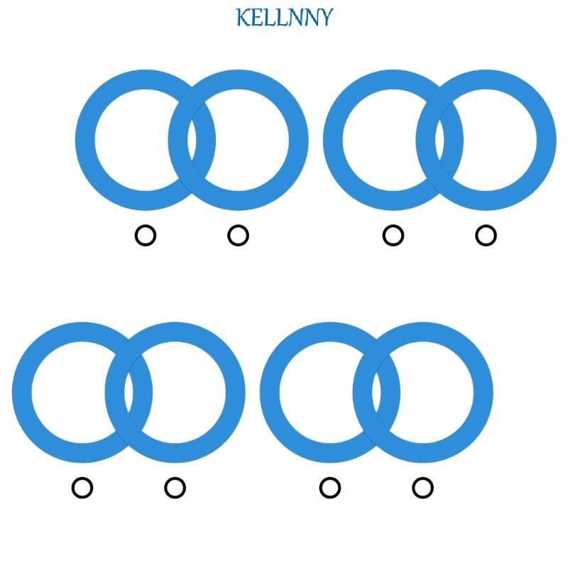 Kellnny 8lots ซิลิโคนยาง O-Rings ซีลปะเก็นเครื่องซักผ้าอุณหภูมิทน
