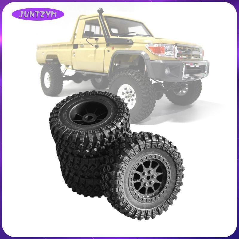 [juntzym] 4 ชิ้น 1:12 Scale RC ยางรถ อะไหล่อัพเกรด RC Vehicle Scale