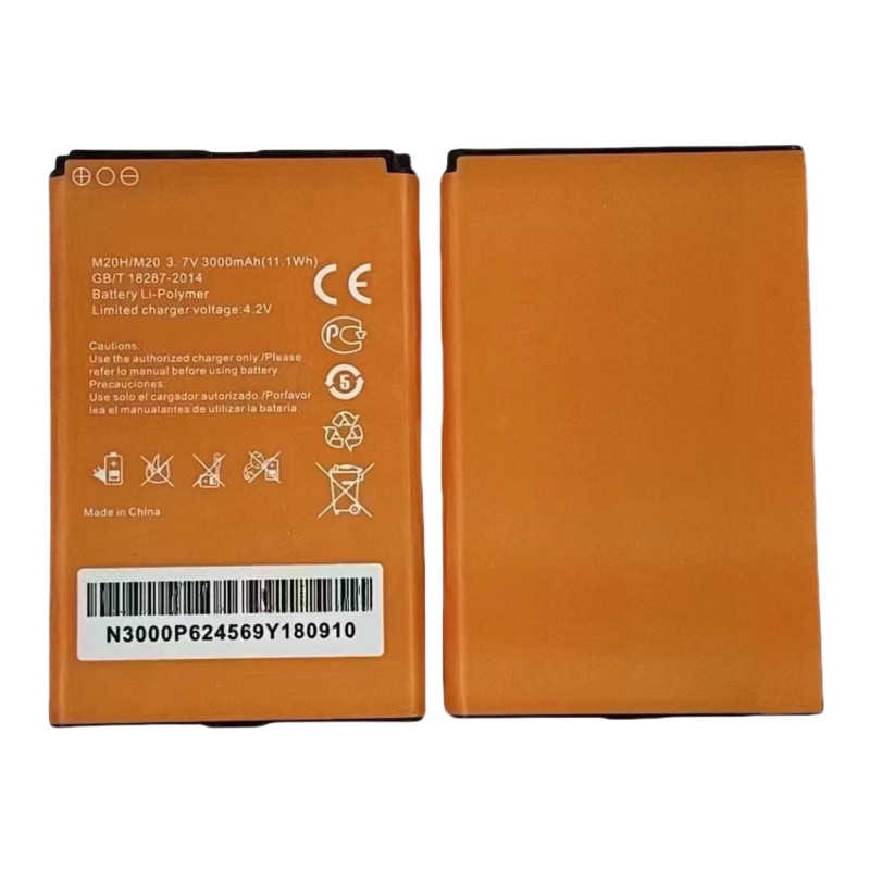 M20H แบตเตอรี่ Wifi มือถือ 3,000mAh เหมาะสําหรับ Benten M20 M20H M100