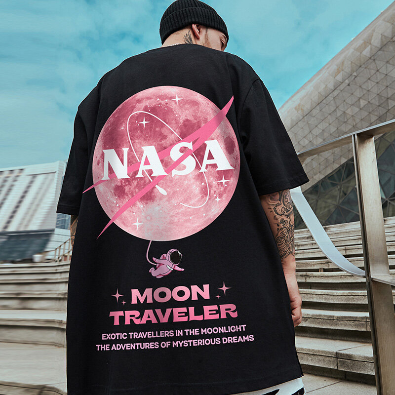 แฟชั่นS-7XL Cotton Men T Shirt Oversized Sports Short Sleeve Oversize Plus Size Tshirt Harajuku Loos