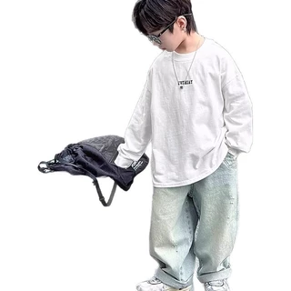 <![CDATA[เสื้อยืดแขนยาวสำหรับเด็กทั้งชายและหญิง]]>