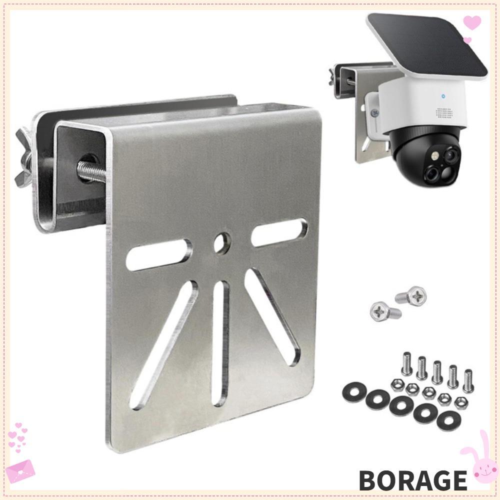 BORAG Gutter Bracket, Channel Mount Wall Mount Bracket, Raingutter Bracket Gutter Mount Metal Camera