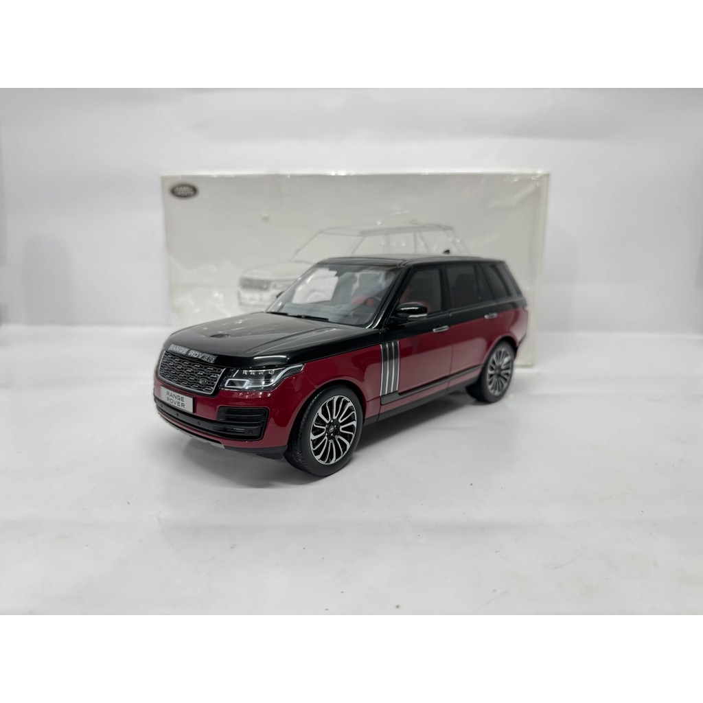 LCD 1/18 Range Rover Range Rover Range Rover 2020 Black Red Original Package Cars ที่ไม่บุบสลาย Phot
