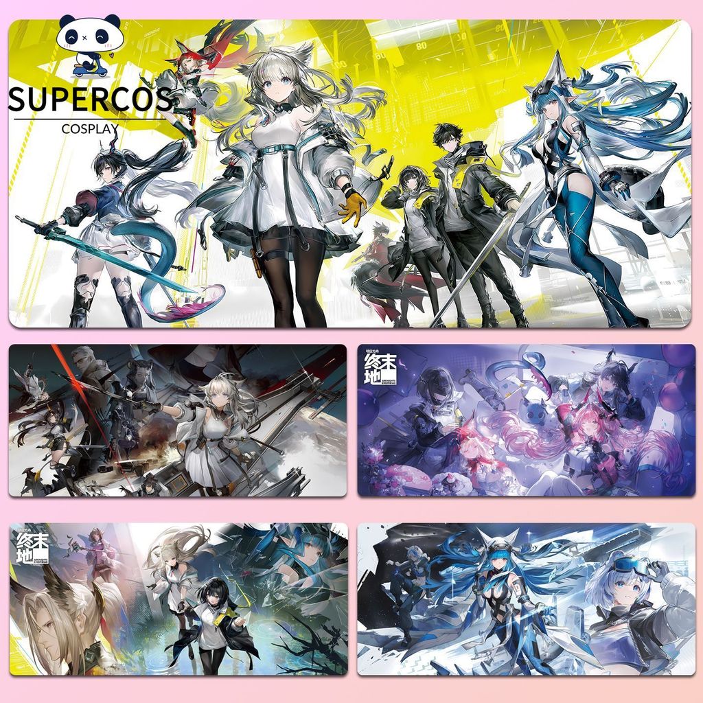 Arknights Endfield แผ่นรองเมาส์ Laevatain Yvonne แผ่นรองโต๊ะกันลื่นน่ารัก