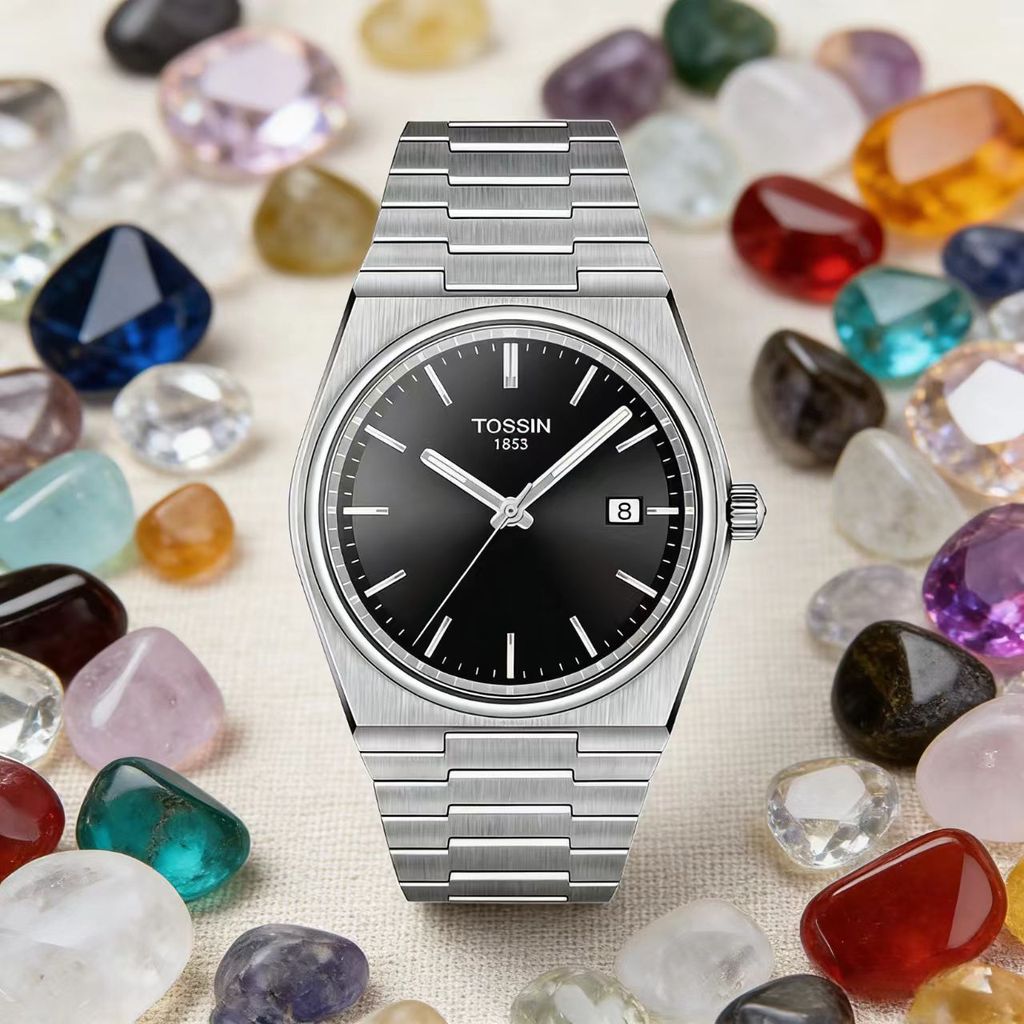 พร้อมสต็อก Ruizhiyuan ยี่ห้อใหม่สไตล์ Super Player นาฬิกาผู้ชาย prx Mens Quartz Wrist Expression ของ