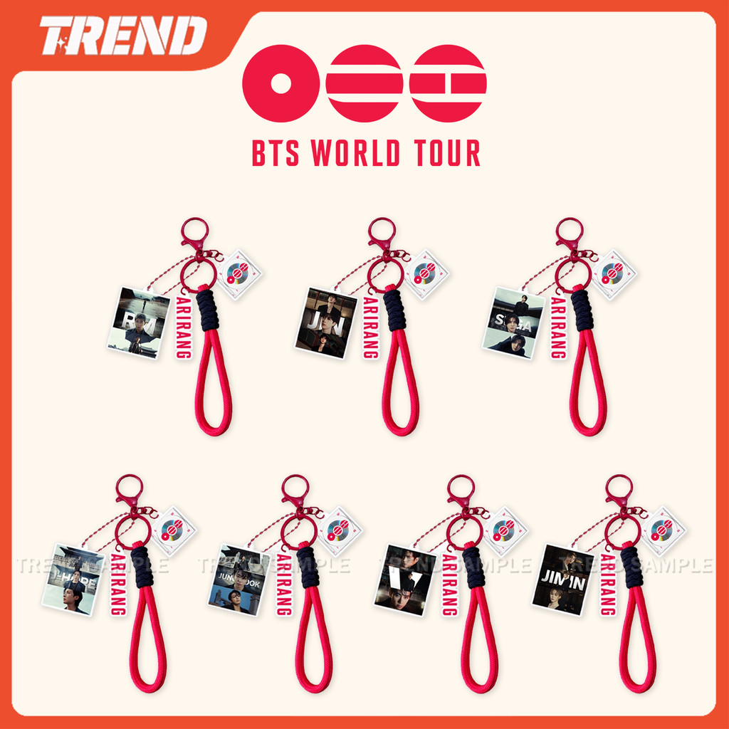 KPOP BANGTAN COMBACK ARIRANG Merch อะคริลิคพวงกุญแจ Unisex แฟชั่น JUNGKOOK JIMIN SUGA V JIN Key แหวน