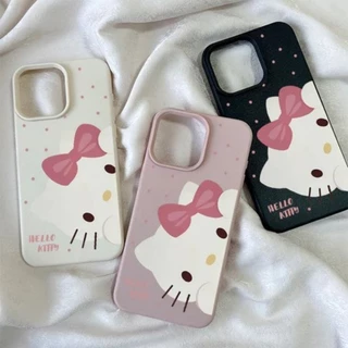 เคสไอโฟน เคส iPhone 17/17 Pro/17 Pro Max 16 15 14 13 12 11 8 7 Plus Hello Kitty มีหลายสี – ทนทานป้องกันกระแทก