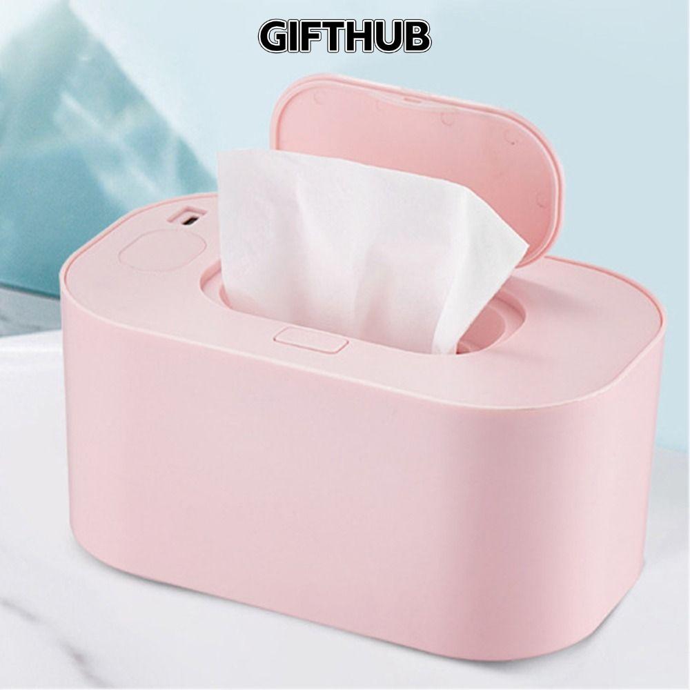 GIFTHUB เครื่องอุ่นเช็ดเด็ก, USB ป้องกันแห้งเช็ดอุ่น, แบบพกพา 5V-2A อุณหภูมิคงที่ 10W Wet Wipes Dispenser เด็กทารกเนอสเซอรี่