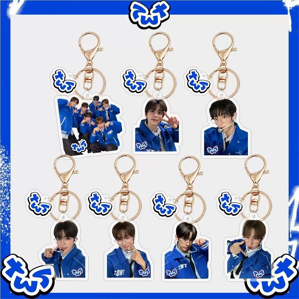 TWS Kpop พวงกุญแจน่ารัก Idol กระเป๋าจี้ Key Chain สินค้า