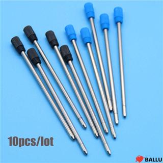 BALLU 10 ชิ้น/ล็อต 0.5 มม.ปากกาลูกลื่นเติมอุปกรณ์สํานักงานเข…