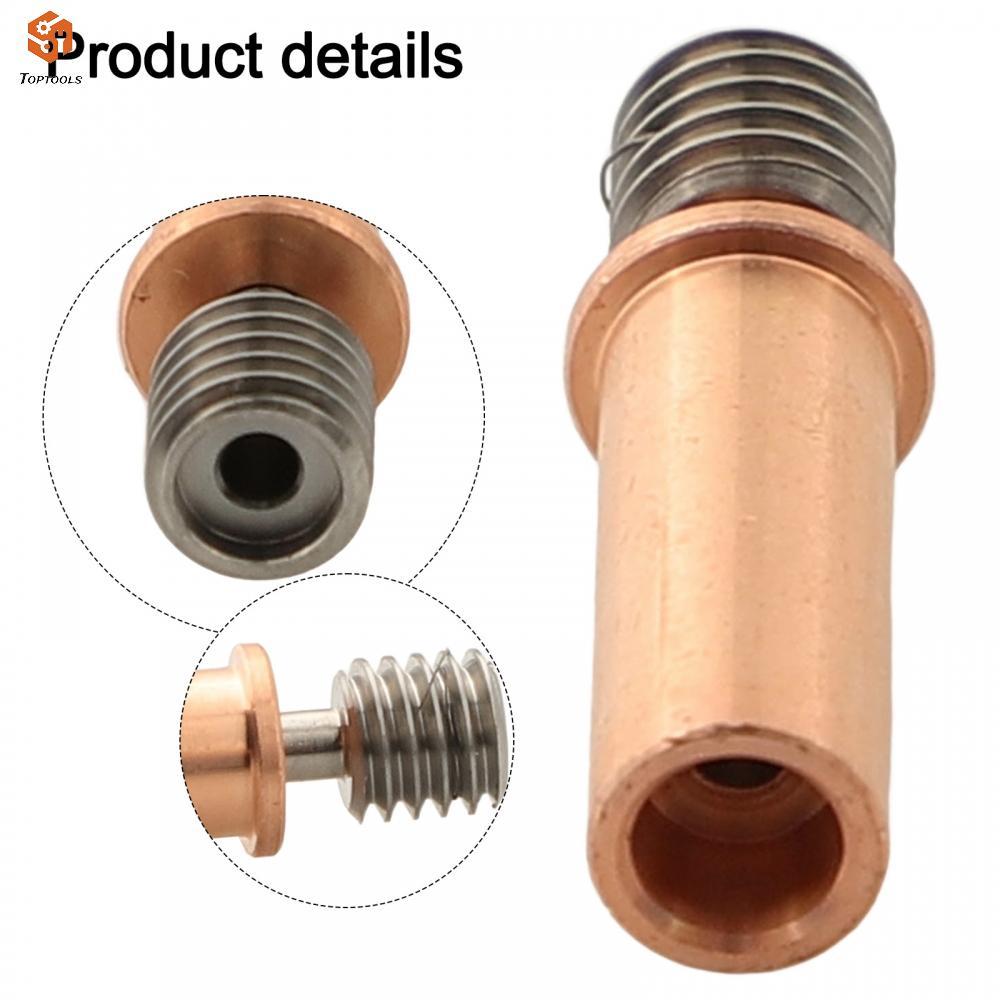 Copper Plated Heatbreak No-burr Inner Wall สําหรับเครื่องพิมพ์ 3D 3D เครื่องพิมพ์คอ