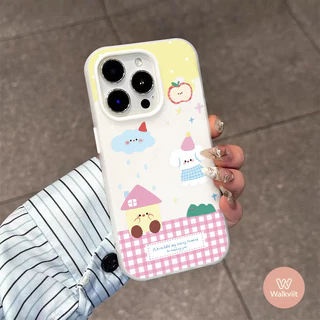 บ้านสุนัขการ์ตูน เมฆ ใหม่ 2 in1 ปกนุ่ม Redmi 9 15 13C 14C 9A A5 10 15C 12 12C A1 A2 A3 Note 14 11 12 8 13 10 Pro