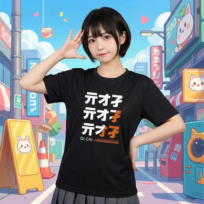 เสื้อยืด Kawaii Zenless Zone Zero ลายเกม ACG ARPG สำหรับแฟนเกม คอสเพลย์ เสื้อแขนสั้น สไตล์ฮาราจูกุ เ