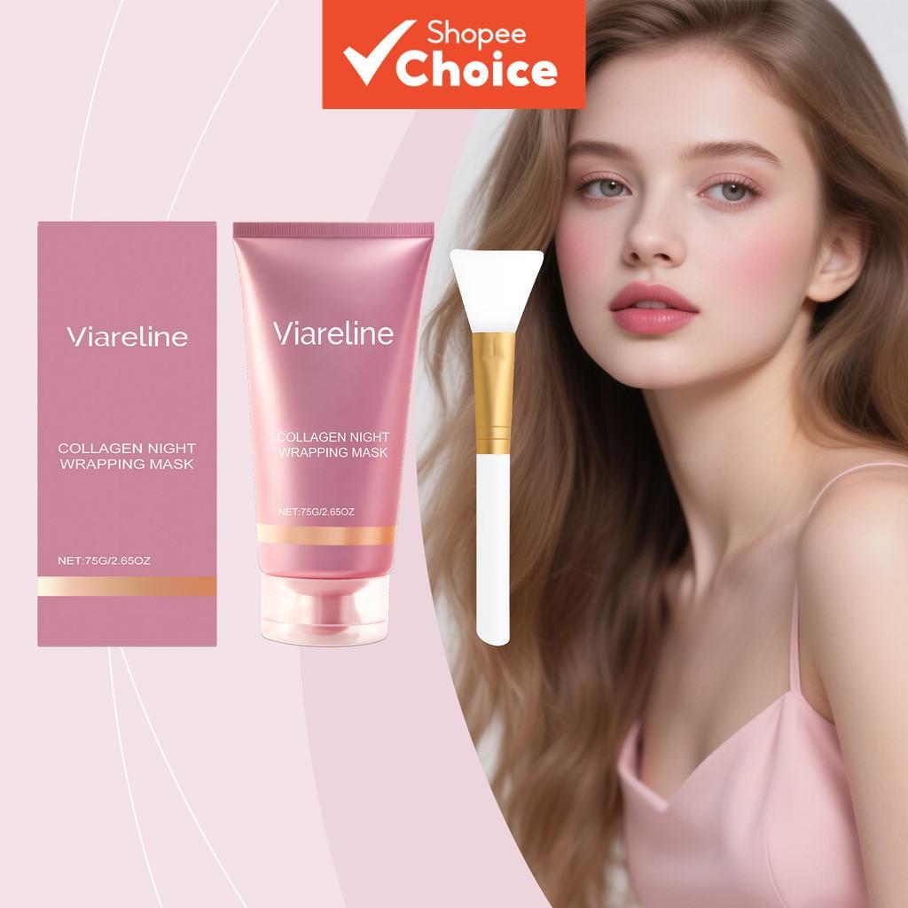 มาส์กลอกออกสูตรคอลลาเจนที่มี PVA & กลีเซอรีน | เติมความชุ่มชื้นยาวนานและเสริมเกราะผิว ให้ผิวดูกระชับ