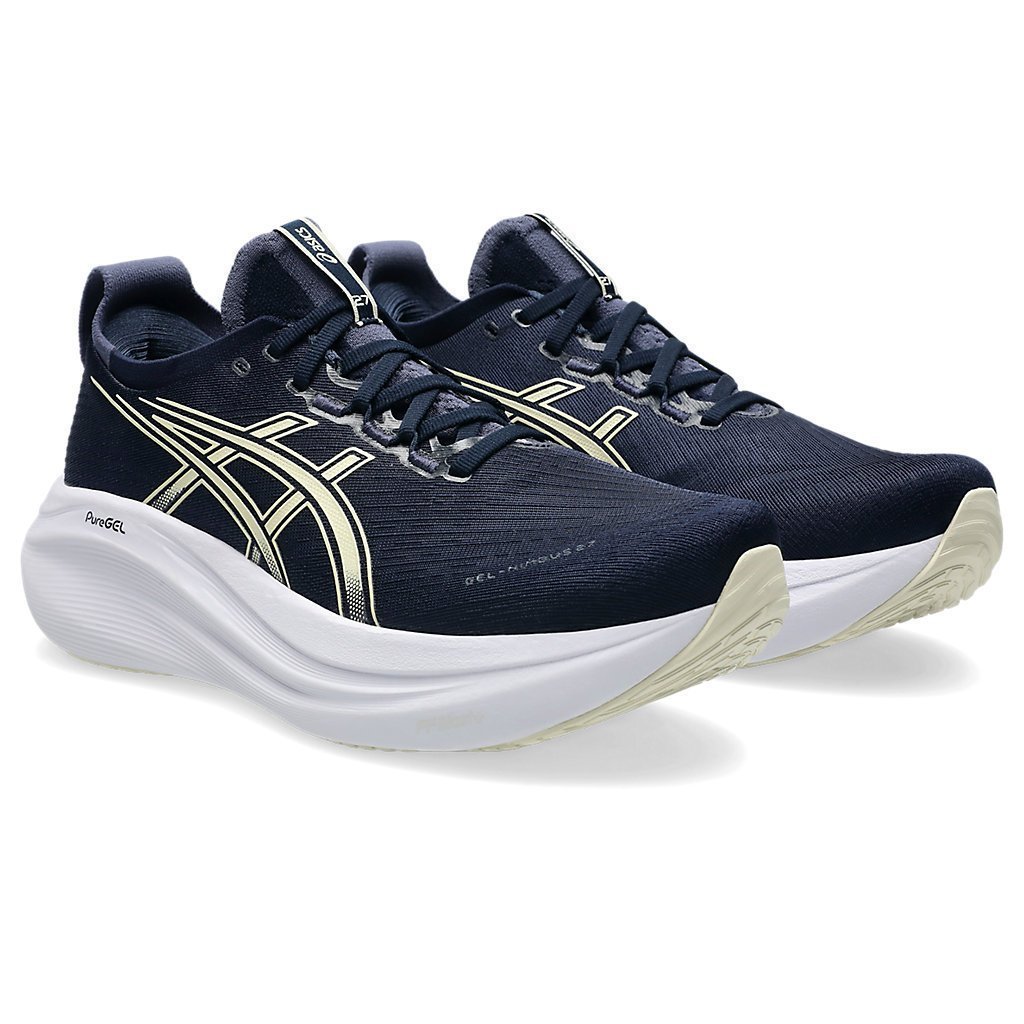 ASICS Gel-Nimbus 27 Men Running Shoes In Midnight/Vanilla DIGA