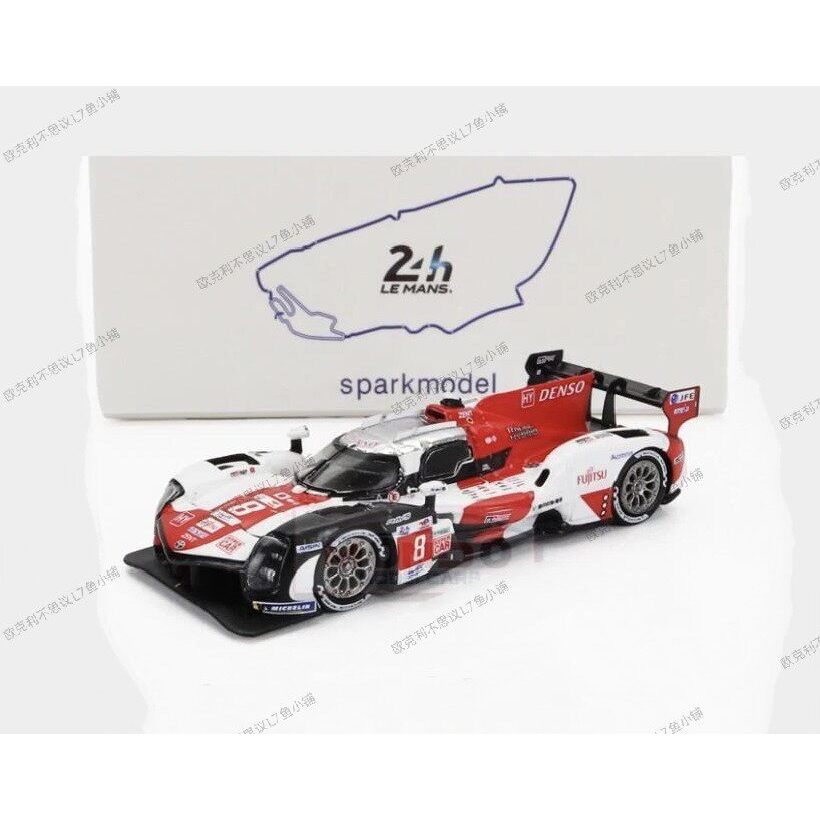 Le Man Racing Car Model 1: 87 SPARK Toyota GR010 Le Mangawa Ryo Toyota GR010 HYBRID 2022 Racing Car 