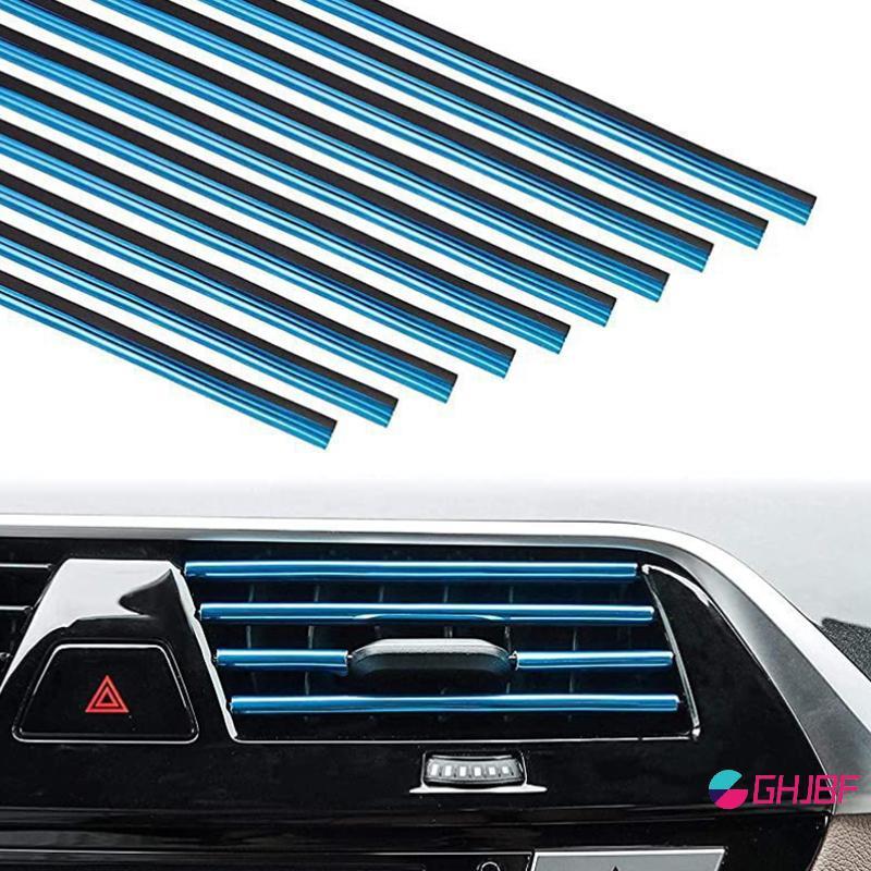 GHJBF] 10 PCS เจ้าของรถ Air Conditioner Outlet ตกแต่ง Soft Strip อุปกรณ์เสริม Auto ภายใน Grille ตกแต่ง Strip Universal U-รูป นค คอเต่า อืม ราคา ถูกที่สุด ดีลบีเคเค แกลเลอรีภาพที่ 3