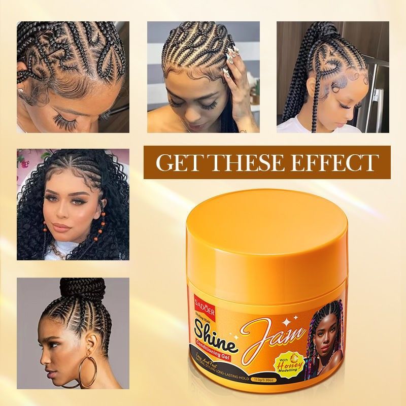 Flower Fruit Hair Care Gel จัดแต่งทรงผม Soft Hair Spray Wax Braided Dirty Braids Must-Have Artifact 